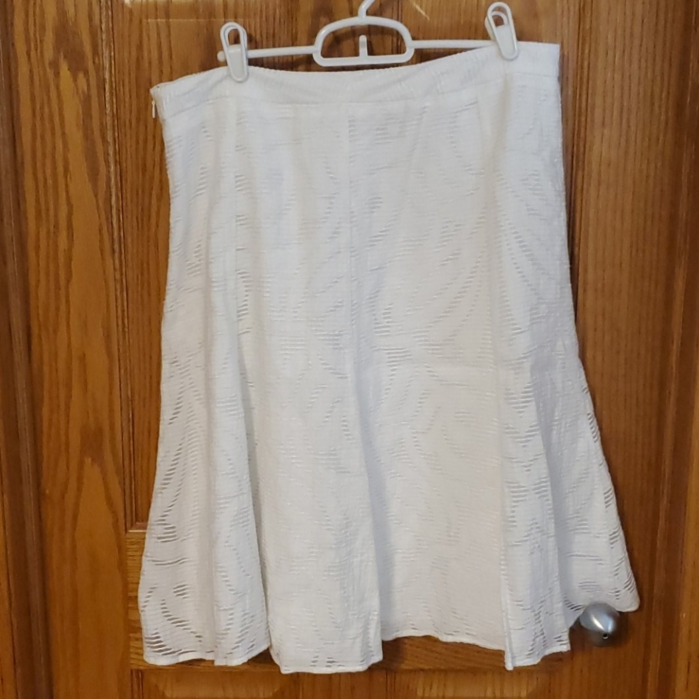 White skirt